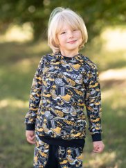 Detská mikina s kapucňou, spreje a graffiti