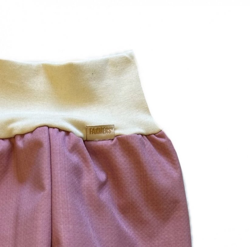 Dětské softshellové kalhoty GROW BERÁNEK PINK