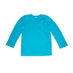Dětské tričko dlouhý rukáv tyrkysové BA/EL (Velikost 92-98)