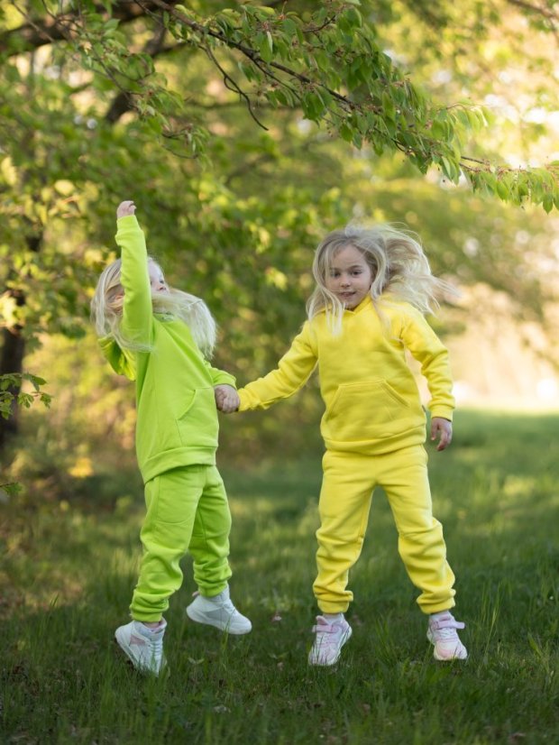 Dětské tepláky Fluffy, různé barvy