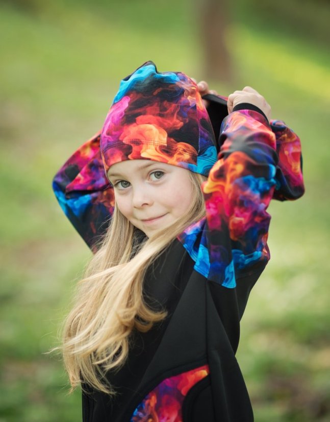 Dětská softshellová bunda s fleecem