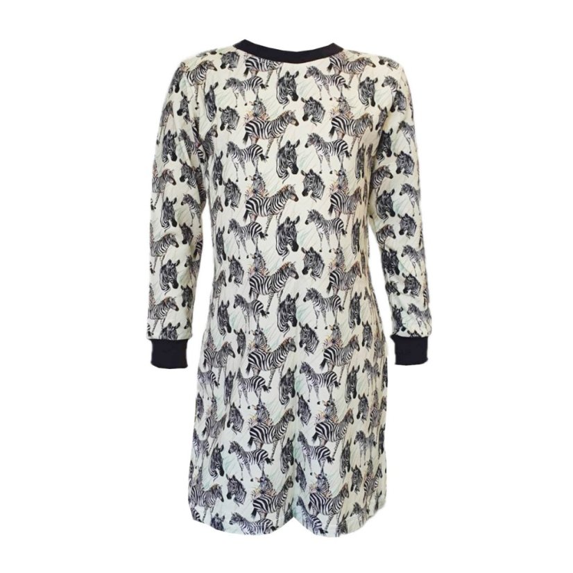 Dámská noční košile, zebry