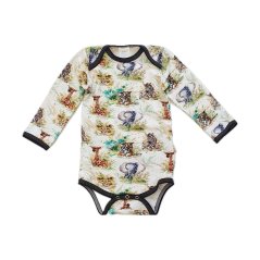 Dětské body, safari dlouhý rukáv