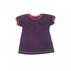 Dívčí tunika krátký rukáv LOLLA fialová (Velikost 92-98)
