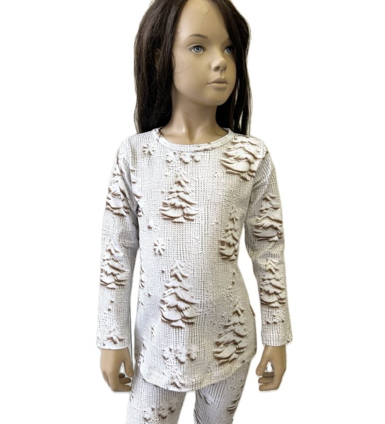 Dámské tričko, zimní les