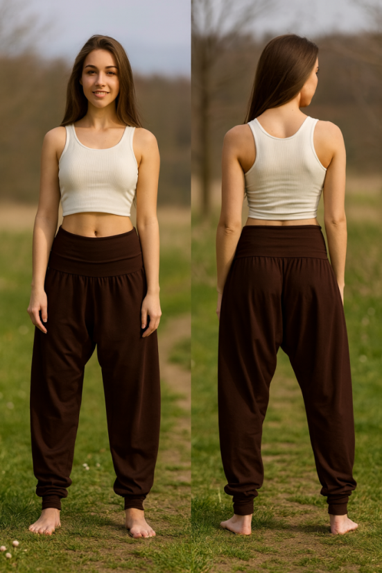 Dámské harémové kalhoty Bambus