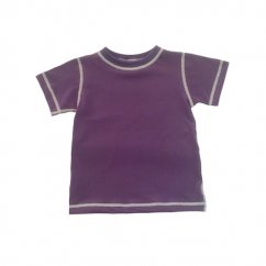 Dámské tričko krátký rukáv FLAT fialové (Velikost XS dámské)