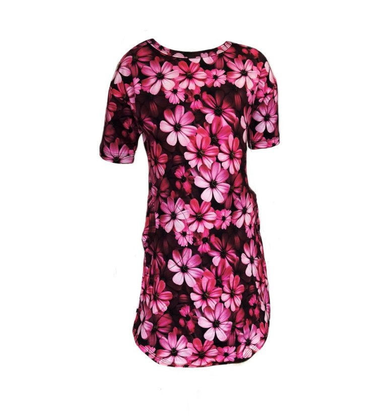 Dámské šaty UNI, růžová zahrada