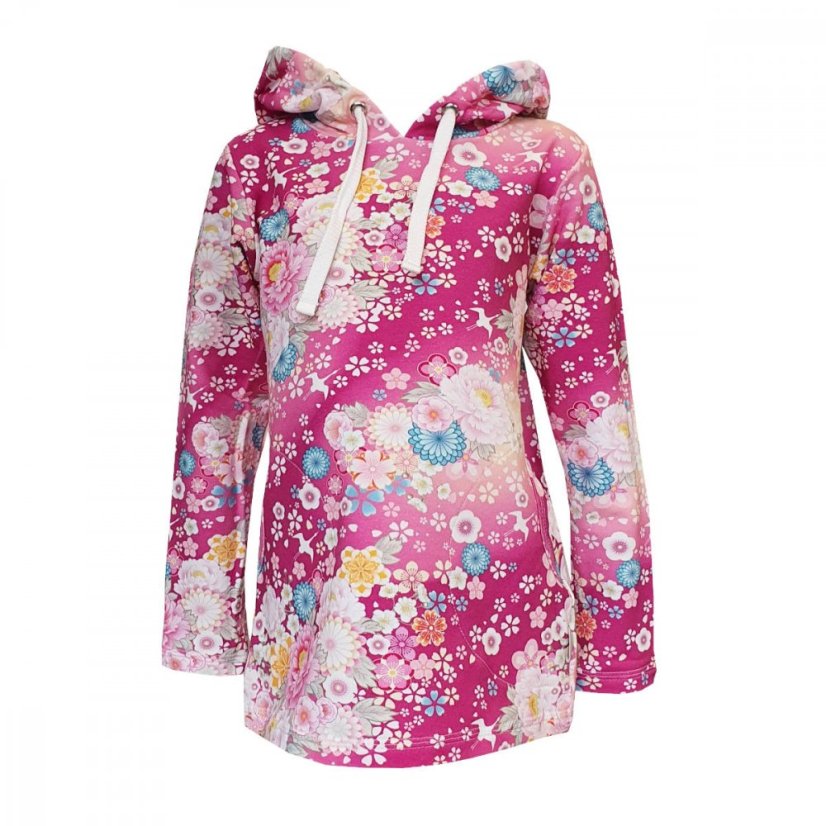 Mikina HOODY PINK MEADOW