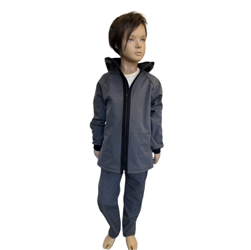 Softshellová bunda JEANS GREY