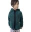 Dětská mikina na zip FURRY DARK GREEN
