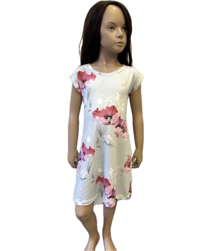 Dámské šaty BAMBUS, vlčí máky