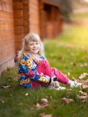 Dětská softshellová bunda SMILES, lehká
