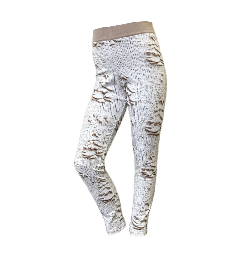 Detské legíny, zimný les