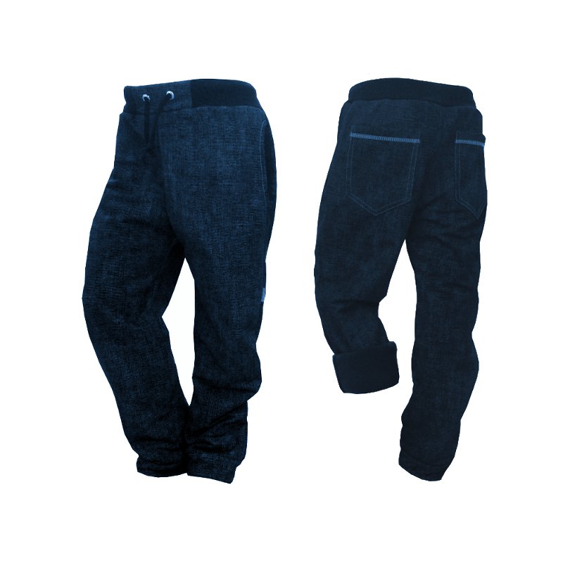 kalhoty wow jens blue zateplene komplet