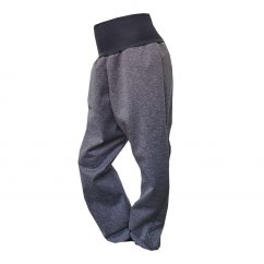 Dětské softshellové kalhoty FREE ELAST GREY MELE