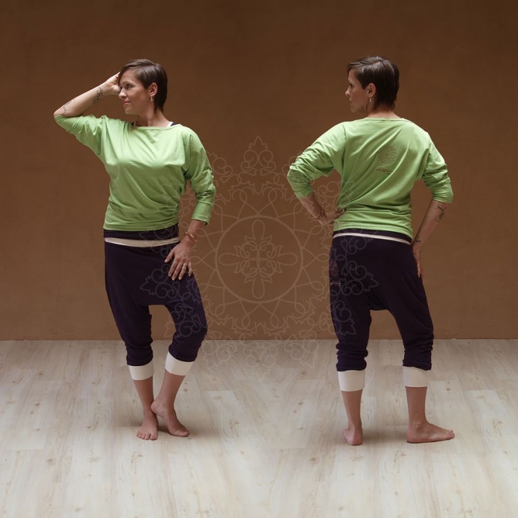 Dámské tričko netopýr SATYAM limet (Velikost XS dámské)