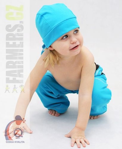 Dětský šátek PIRÁT tyrkysový (Velikost 92-98)