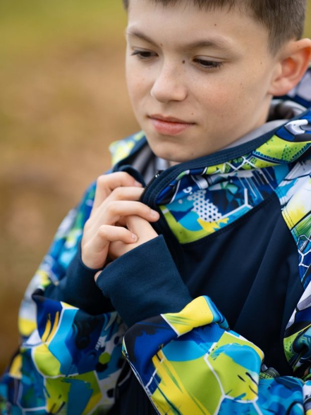 Dětská softshellová bunda bez fleecu