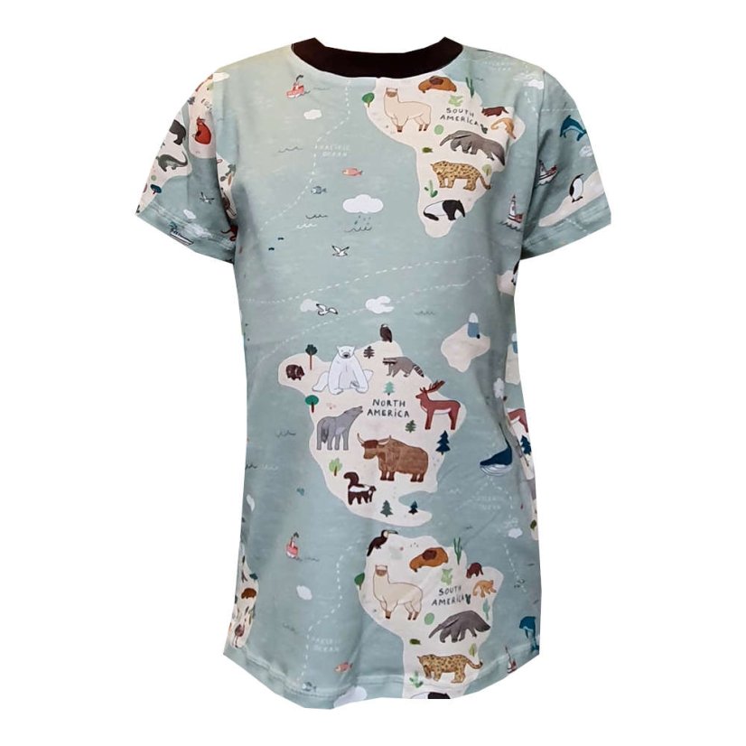 Pánské tričko, svět zvířátek krátký rukáv