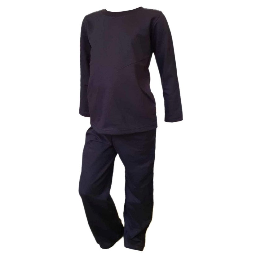 Dětské pyžamo BIO, černá klasika