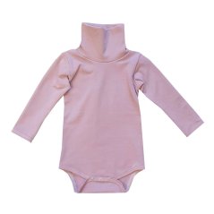 Body s rolákem DUSTY PINK
