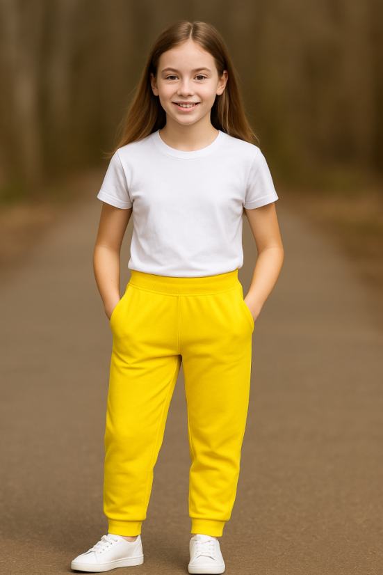 Dětské tepláky do manžety lehké