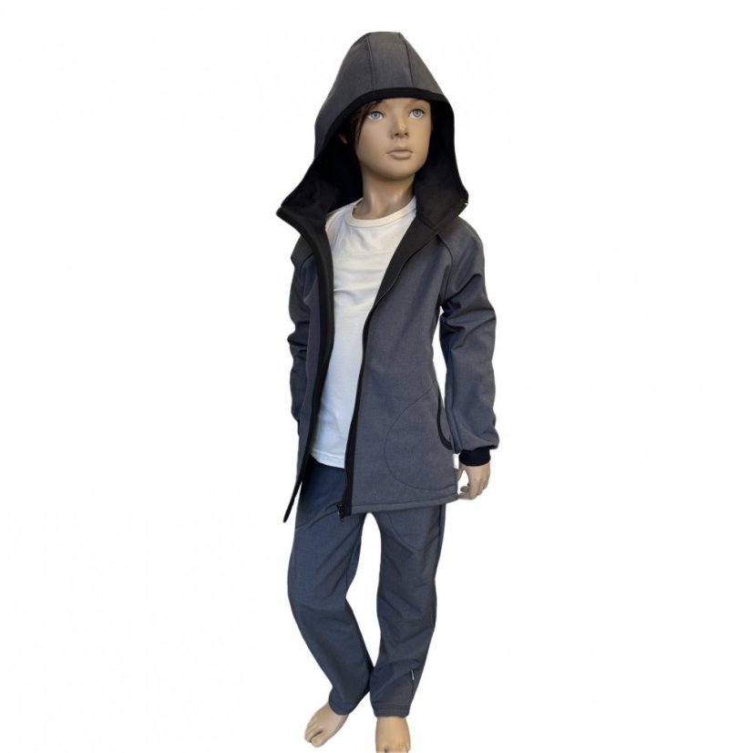 Softshellová bunda JEANS GREY