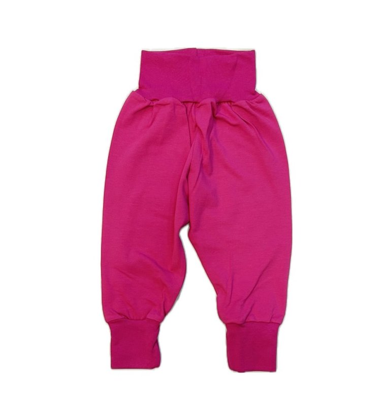 Dětské rostoucí kalhoty GROW, sytě růžová - lehké