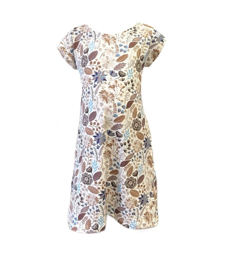 Dámské šaty BAMBUS, podzimní louka