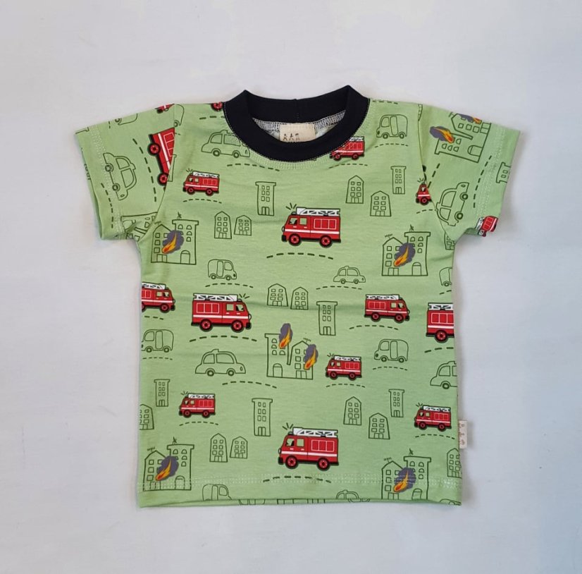 Tričko Hasiči Green s krátkym rukávom