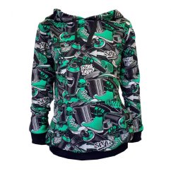 Dámská mikina HOODY DIGI FREEDOM GREEN