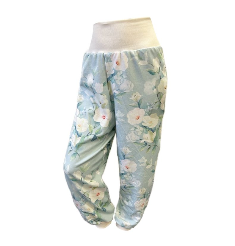 Kalhoty BAMBUS DIGI FLOWERS 21