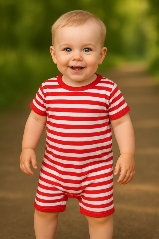 Dětský letní overal BAMBUS, námořník