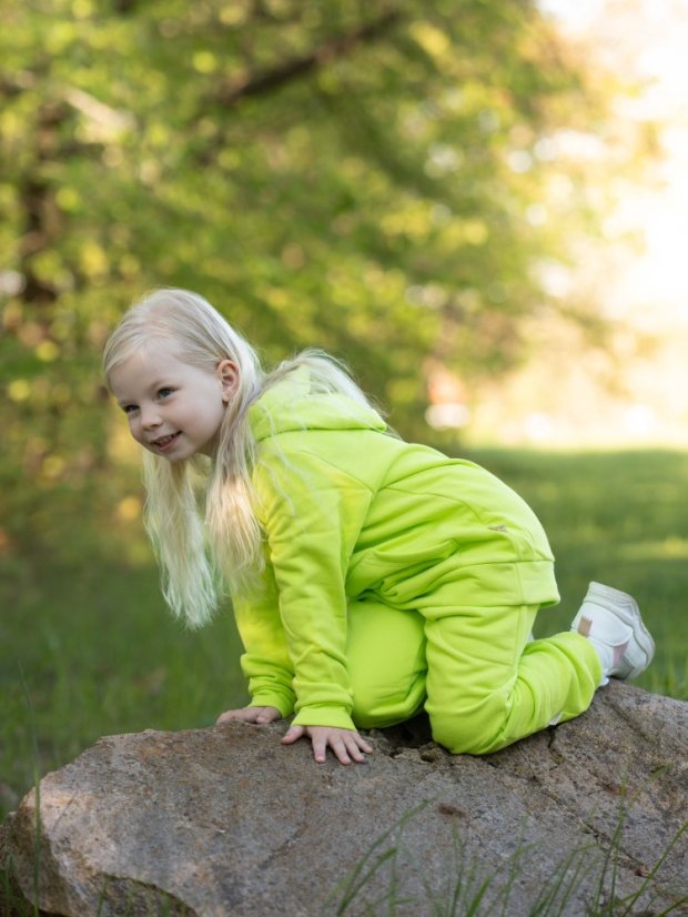 Dětská mikina na zip teplá