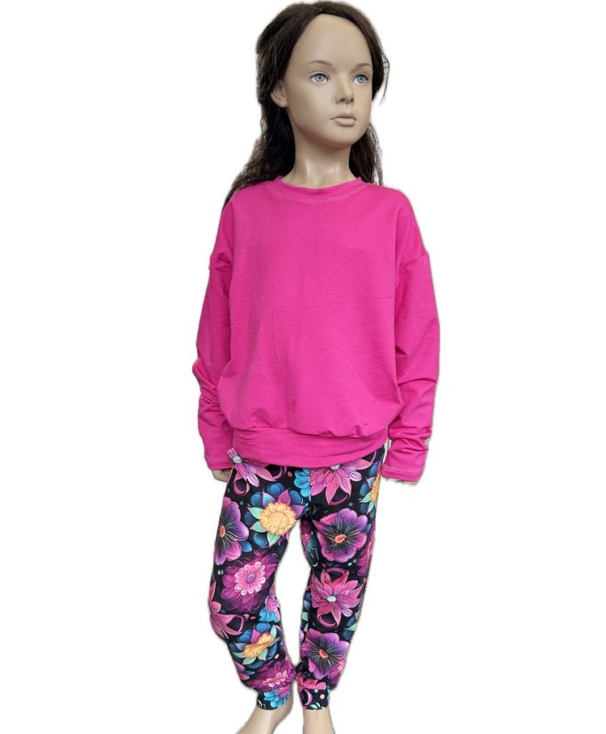 Dámská mikina HIP BAMBUS, sytě růžová