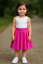 Dívčí kolová sukně