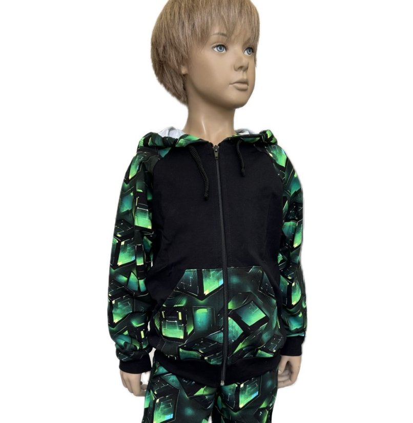 Dětská mikina na zip, herní dimenze