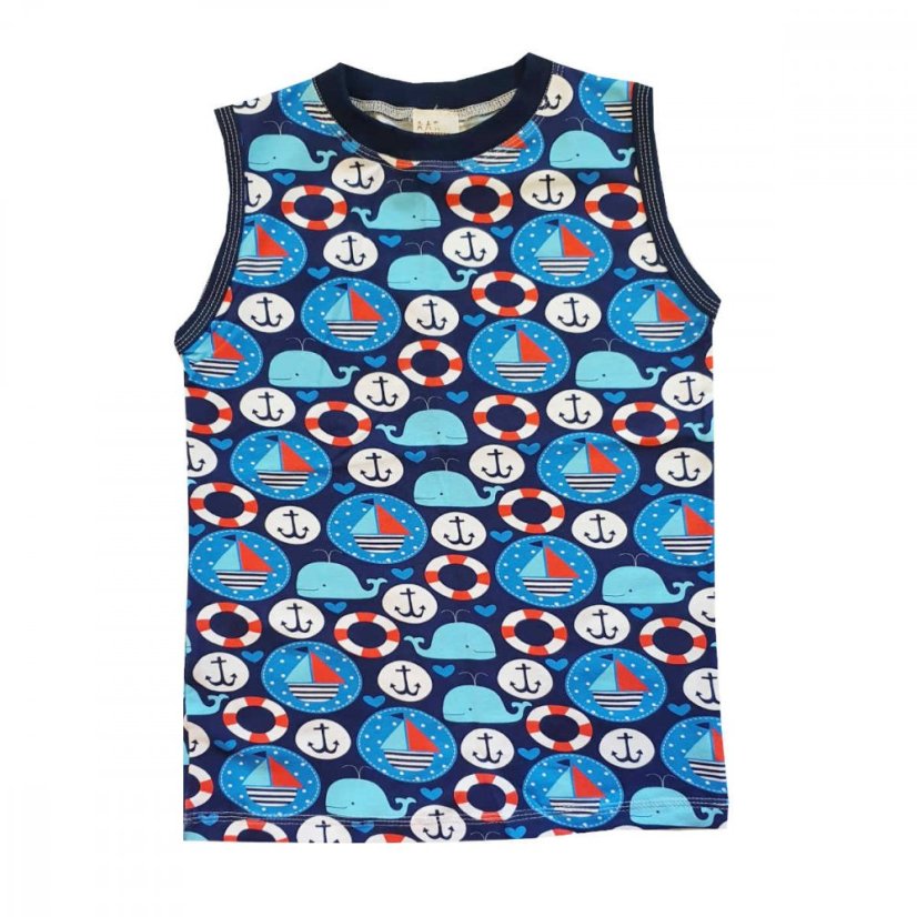 Detské tričko bez rukávov DIGI MARINER