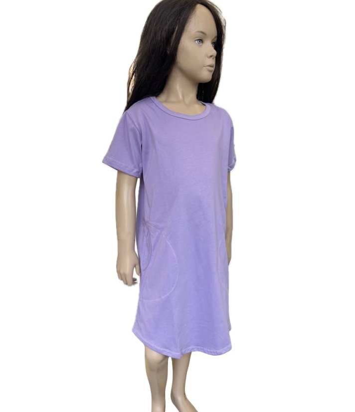 Dámské šaty UNI, světle fialová