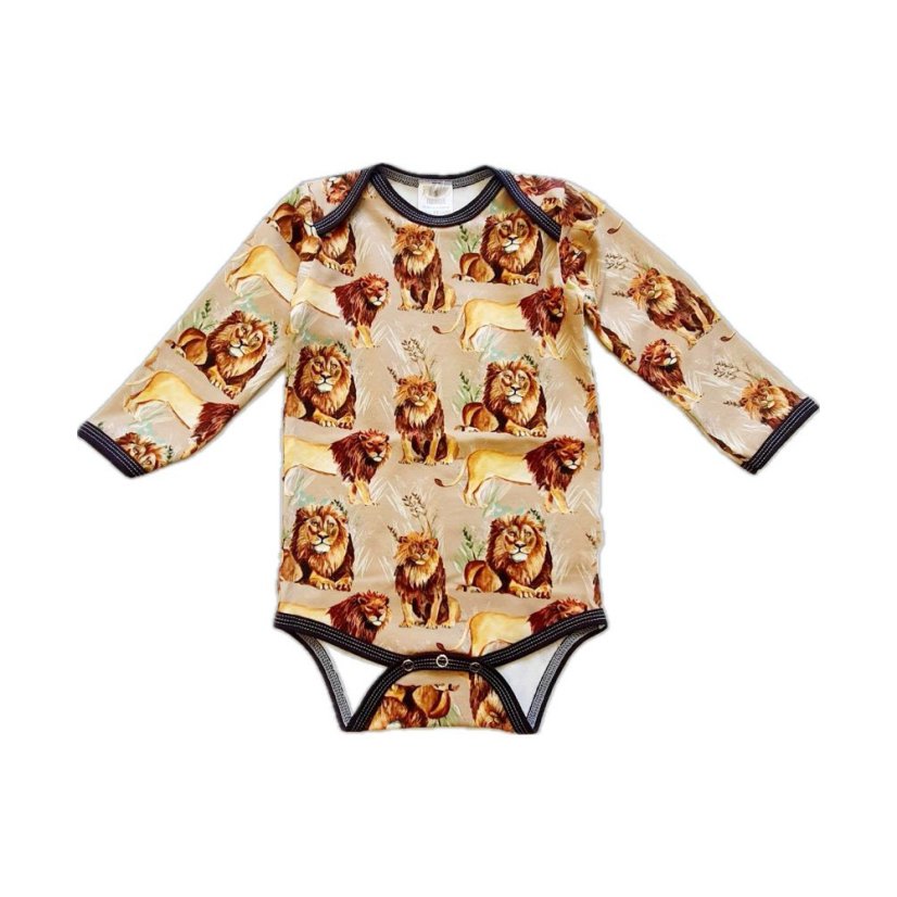 Detské body DIGI LION s dlhým rukávom