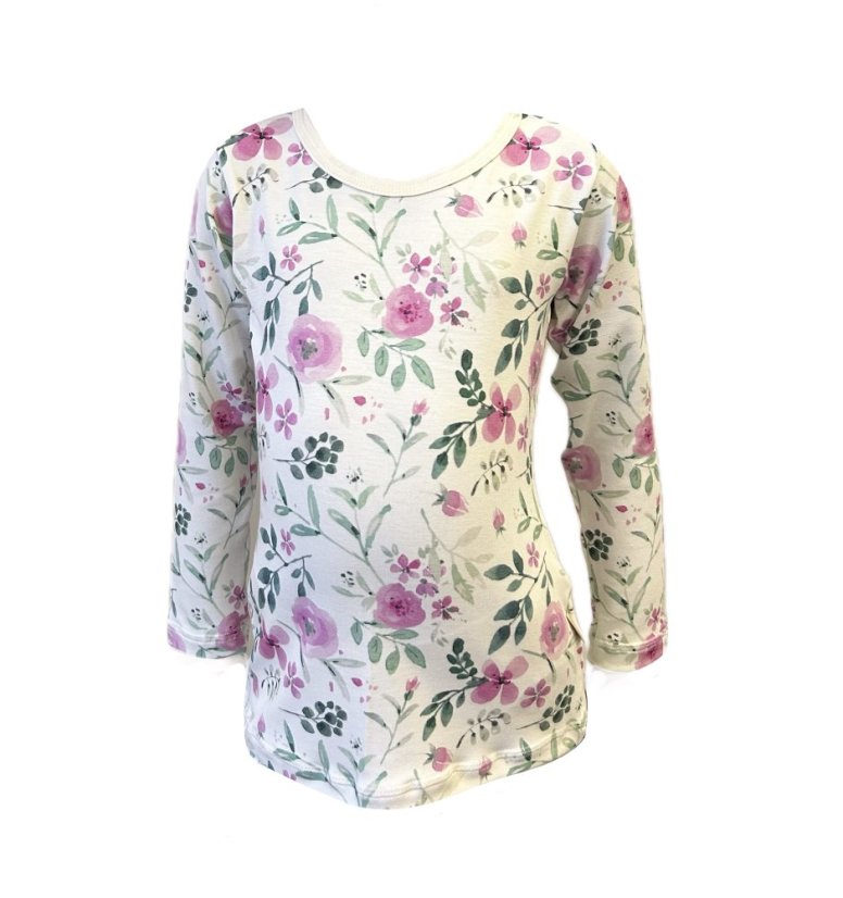 Tričko BAMBUS DIGI FLOWERS 18