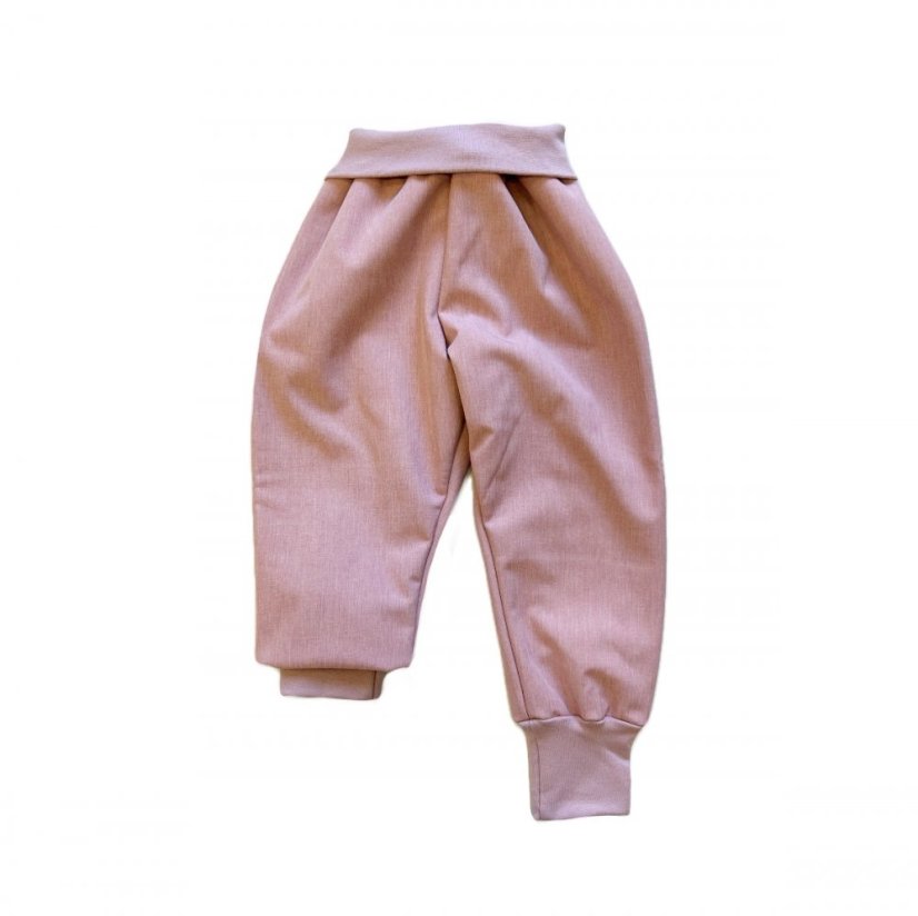 Softshellové kalhoty GROW JEANS PINK