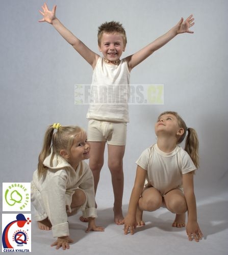 Dětský nátělník BIO natur (Velikost 92-98)