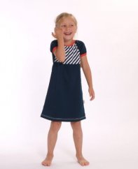 Dívčí šaty NAVY tmavěmodré (Velikost 92-98)