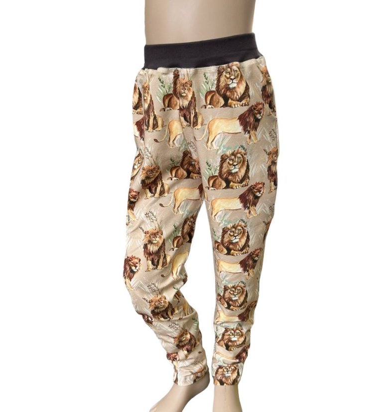 Dětské tepláky Jogger lehké, král savany