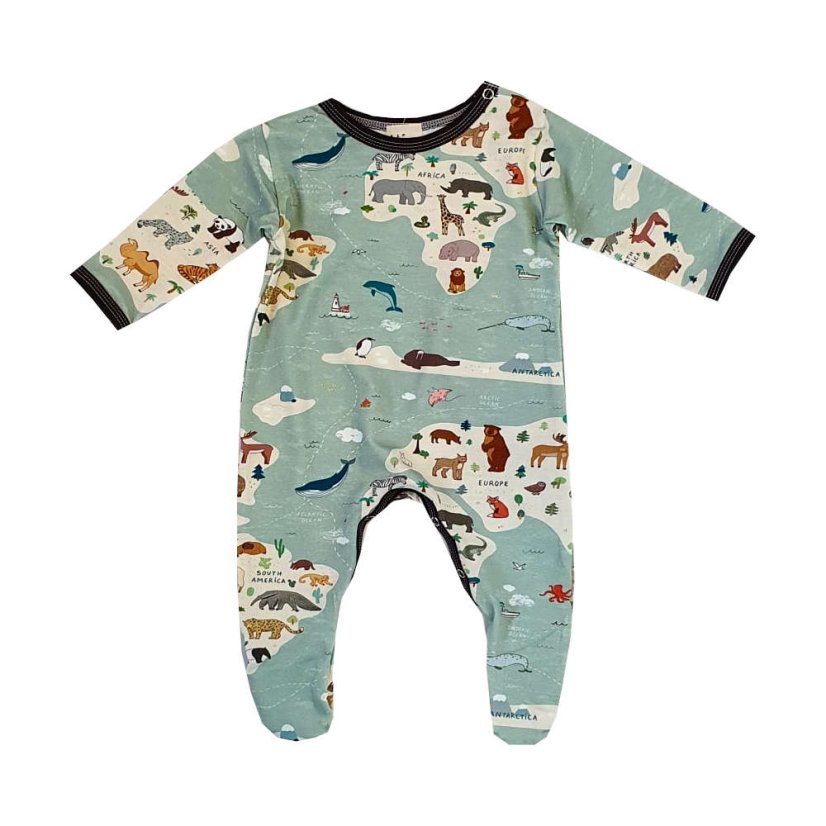 Dětský overal, svět zvířátek