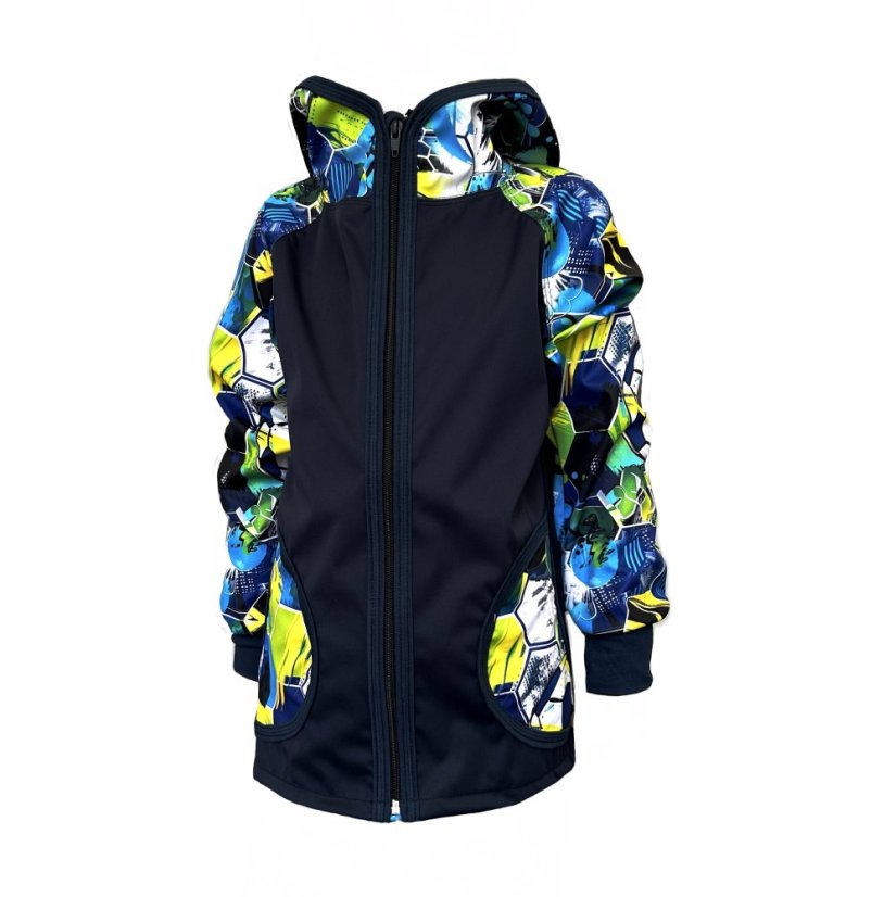 Softshellová bunda FOTBAL 4 BLUE lehká