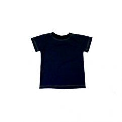 Dětské tričko krátký rukáv tmavě modré (Velikost 92-98)