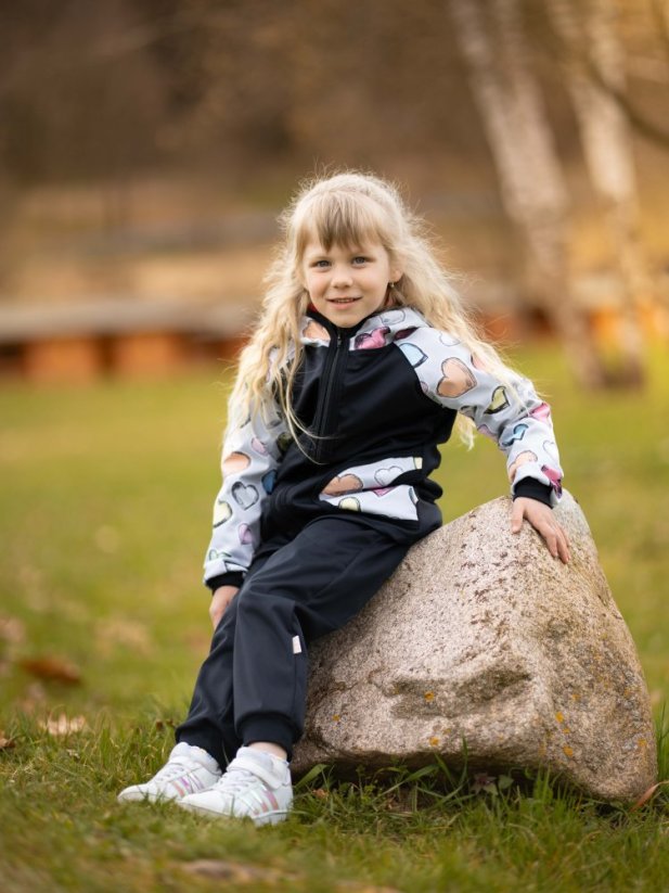 Dětská softshellová bunda bez fleecu